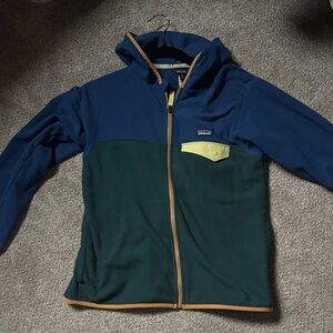 Patagonia Kids' Navy and Forest Green Puffer Jacket